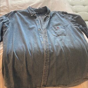 Men's Blue Denim Shirt